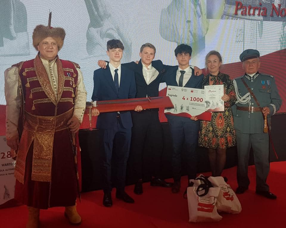 I MIEJSCE W HISTORYCZNYM KONKURSIE FILMOWYM PATRIA NOSTRA