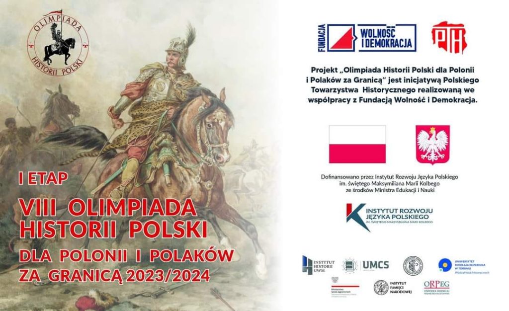 Olimpiada i Konkurs Historii Polski dla Polonii i Polaków za granicą -edycja 2023/2024