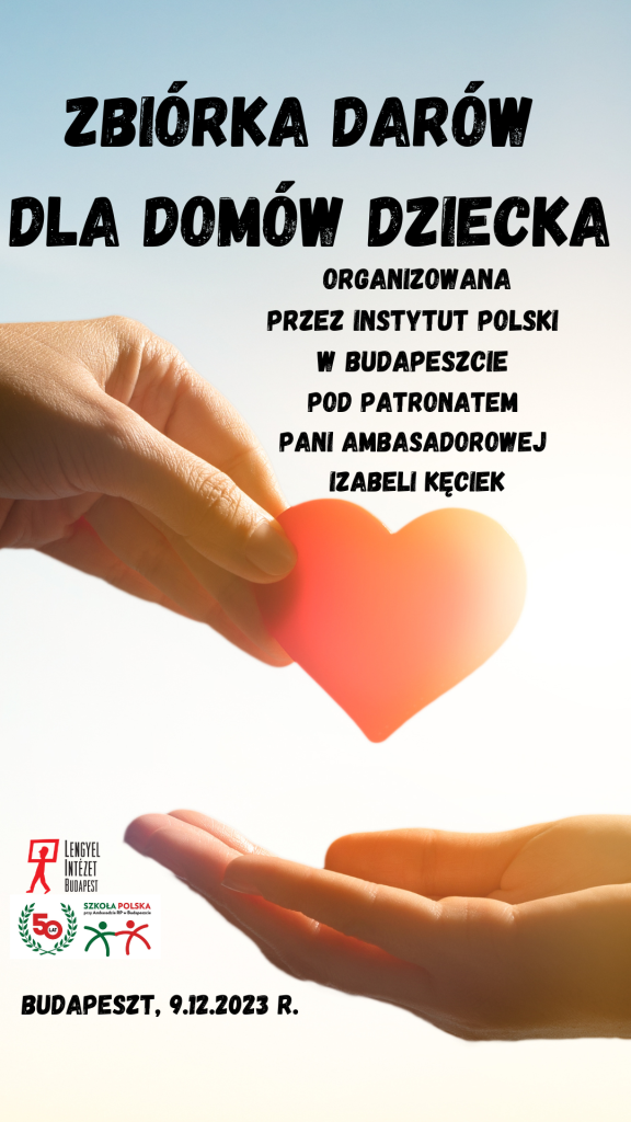 Zbiórka darów dla domów dziecka