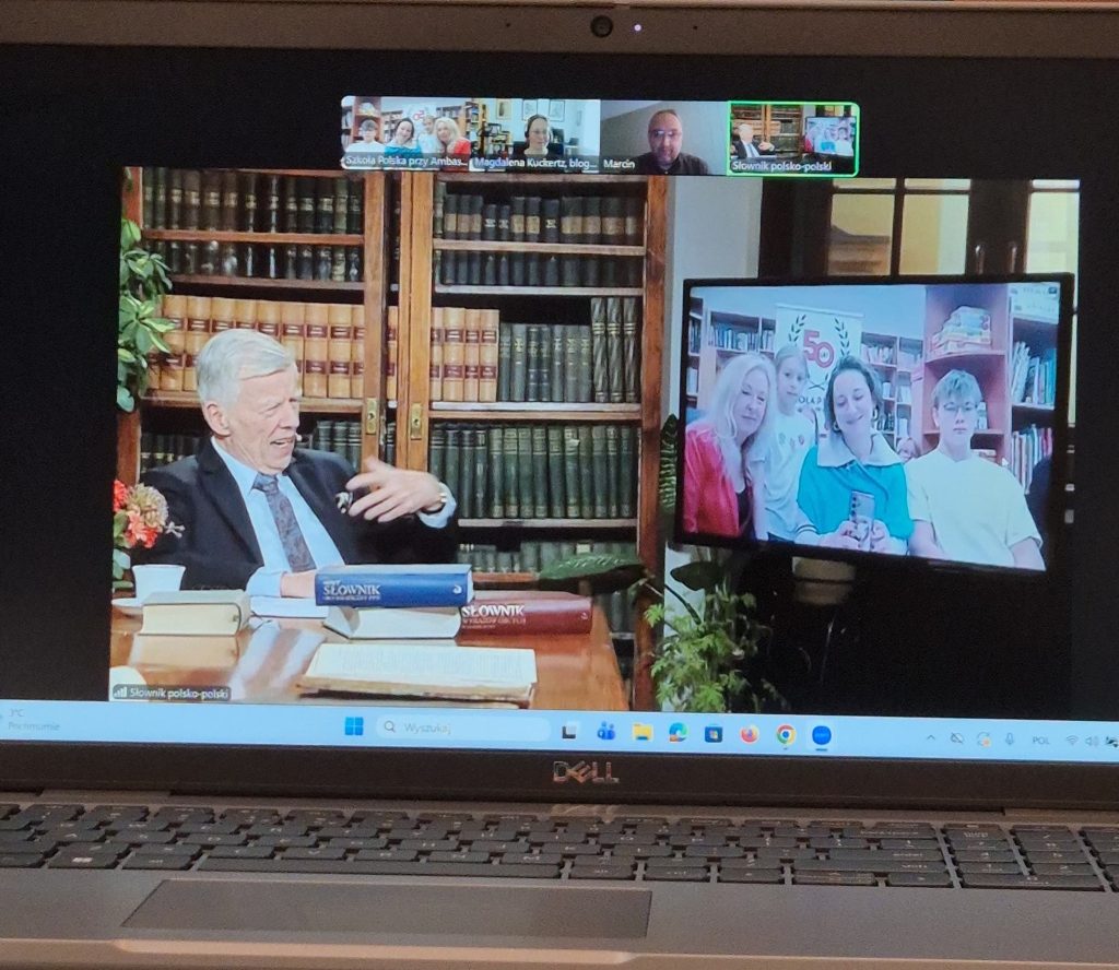 Wątpliwości językowe rozwiązane! Spotkanie z Profesorem Janem Miodkiem (i kulisy TV)!