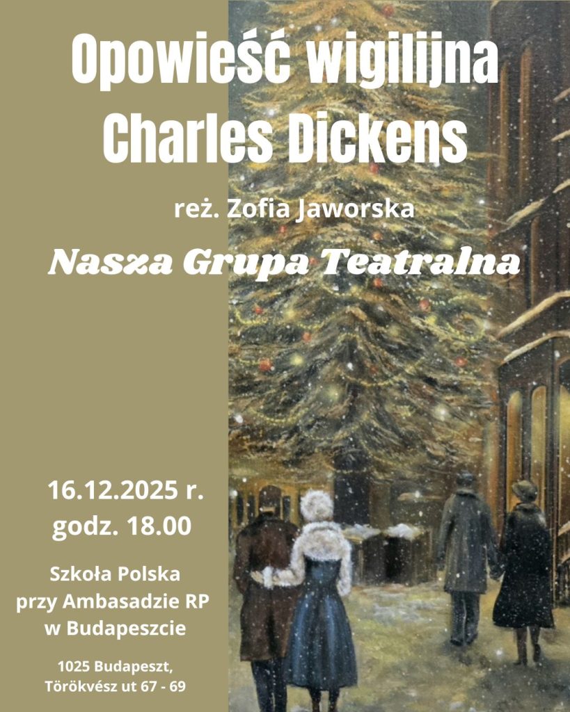 Magia Świąt na scenie! Zapraszamy na „Opowieść wigilijną”!